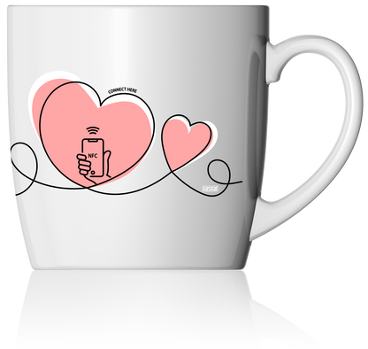 Personalisiert Tasse Mit Namen Sandra – Motiv Painted Heart, 200 Ml, Spülmaschinenfest